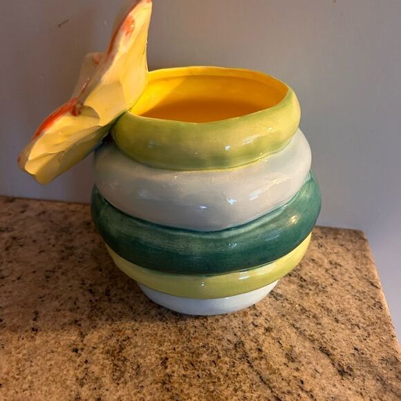 ONE OF A KIND original Francesca Kaye floral  Vase - Picture 3 of 7